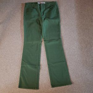 ANN TAYLOR LOFT original boot green jeans sz 6 woman's